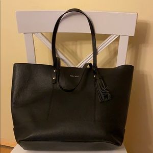 Cole Haan Black Shopper Tote